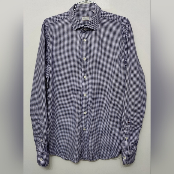 Glanshirt high end stylish button down shirt blue size 40 - Picture 2 of 5